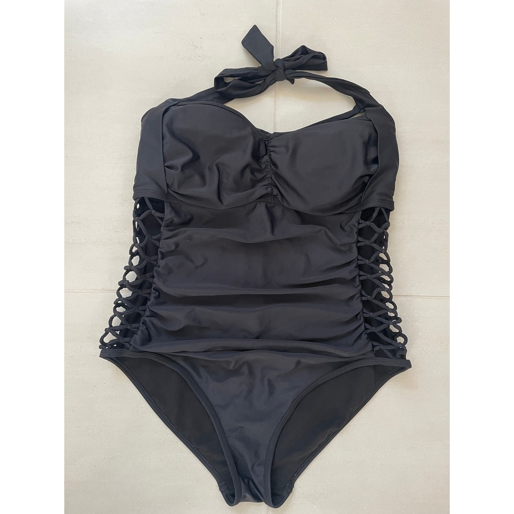 Ashley Graham Swimsuits For All Boss Underwire Swimsuit Women 18 Cutout Swim